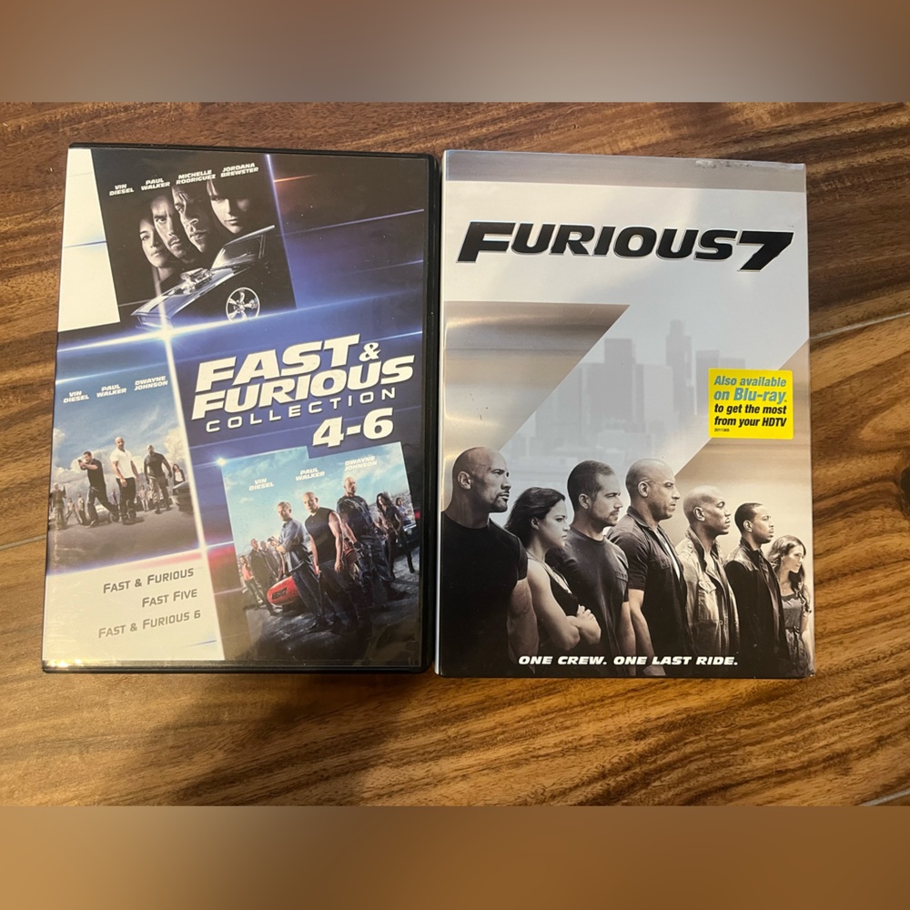 Fast & Furious Movies 4-7